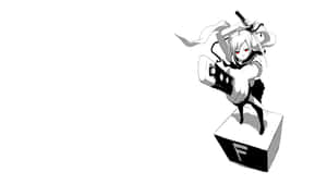 Monochrome Anime Samurai Girl2560x1440 Wallpaper