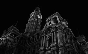 Monochrome Architectural Masterpiece Wallpaper