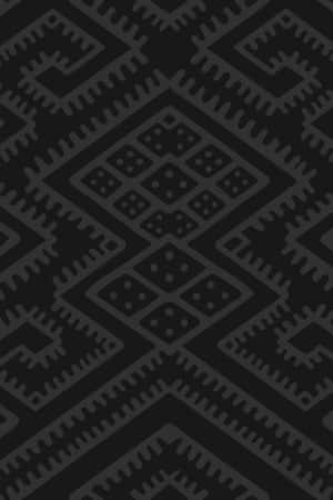 Monochrome Aztec Pattern Design Wallpaper