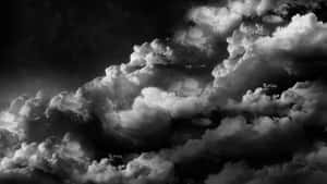 Monochrome Beauty In The Sky Wallpaper
