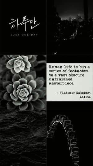 Monochrome_ Collage_ Gemini_ Aesthetic Wallpaper