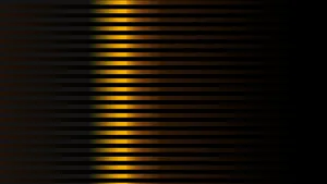 Monochrome Desktop Aesthetic In Black And Gold Wallpaper