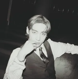 Monochrome_ Elegant_ Pose Wallpaper