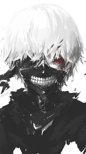 Monochrome_ Ghoul_ Smile Wallpaper