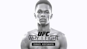 Monochrome Israel Adesanya Poster Wallpaper