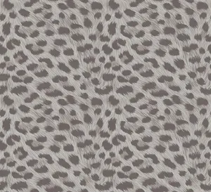 Monochrome Leopard Print Pattern Wallpaper