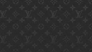 Monochrome Louis Vuitton Monogram Desktop Wallpaper