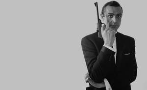 Monochrome Spy Sean Connery Wallpaper