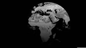 Monochromic 4k Earth Wallpaper