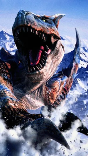Monster Hunter Iphone Ice Dragon Wallpaper