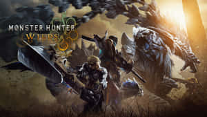 Monster Hunter Wilds Gameplay Action Wallpaper
