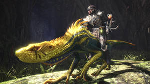 Monster Hunter World Riding Jagras Wallpaper