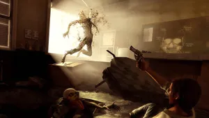 Monsters In Obscure House Wallpaper