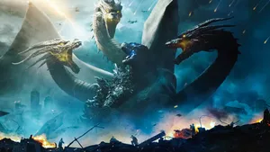 Monstrous Titans Clash In The Monsterverse Wallpaper