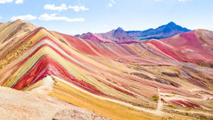 Montaña De Siete Colores Cusco Peru Wallpaper