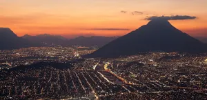 Monterrey With Sunset Wallpaper