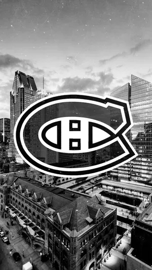 Montreal Canadiens With Cityscape Wallpaper