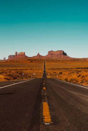 Monument Valley In The Desert Iphone Wallpaper