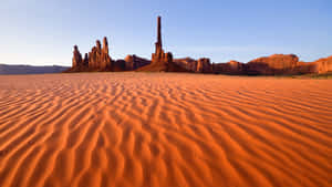 Monument Valley Navajo Tribal Park Red Sand Wallpaper