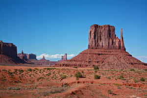 Monument Valley Navajo Tribal Park West Mitten Wallpaper