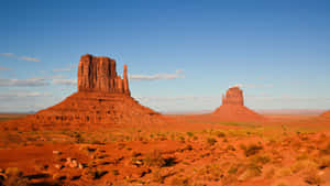 Monument_ Valley_ Sunset_ Glow Wallpaper