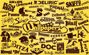 Mood Of Underground Hip Hop - A Striking Ensemble Of Young And Defiant Hip Hop Artists Expressing Their Music Passion. Wallpaper