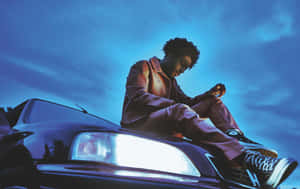 Moody Evening Car Hood Sitdown.jpg Wallpaper