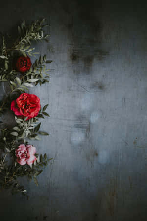 Moody_ Floral_ Arrangement_ Dark_ Background.jpg Wallpaper