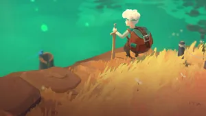 Moonlighter Character Exploring Landscape Wallpaper