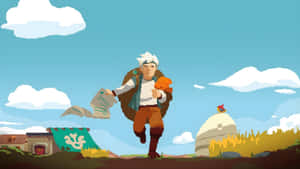 Moonlighter Game Character Running Wallpaper
