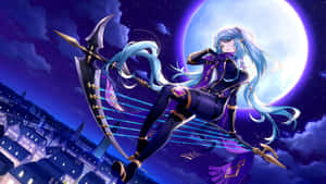 Moonlit Assassin Art Wallpaper