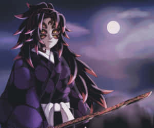 Moonlit Demon Slayer Character Wallpaper