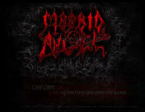 Morbid Angel Typography Wallpaper