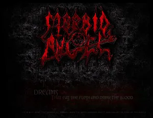 Morbid Angel Typography Wallpaper
