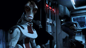 Mordin Solus In Action Wallpaper