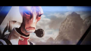 Mordin Solus In Action Wallpaper