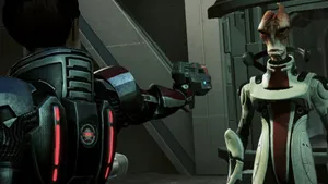 Mordin Solus - Interstellar Scientist And Hero Wallpaper