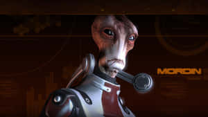 Mordin Solus Science Genius In Action Wallpaper