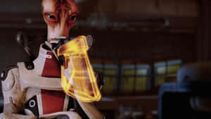 Mordin Solus, The Brilliant Salarian Scientist From Mass Effect 2 And 3 Wallpaper