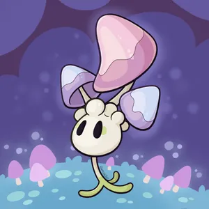 Morelull Dark Violet Art Wallpaper