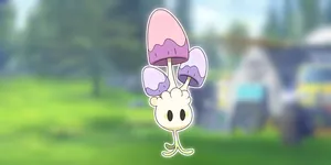 Morelull On Blurry Background Wallpaper