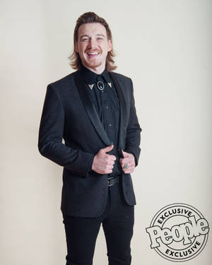 Morgan Wallen Black Tuxedo Wallpaper