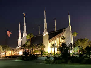 Mormon Temple In Las Vegas Nevada Wallpaper