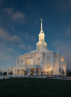 Mormon Temple In Payson Utah Aesthetic Phone Wallpaper