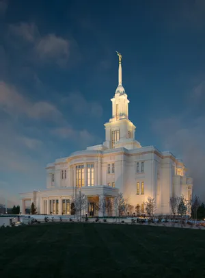 Mormon Temple In Payson Utah Aesthetic Phone Wallpaper
