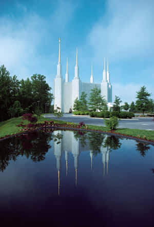 Mormon Temple Of Latter Day Saint Wallpaper