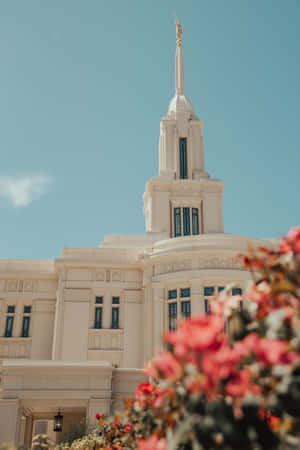 Mormon Temple Of Payson Utah Wallpaper