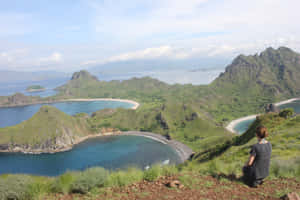 Morning Hike On Komodo Island Wallpaper