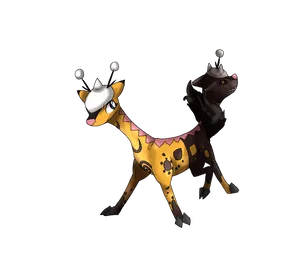 Morphed Girafarig Wallpaper