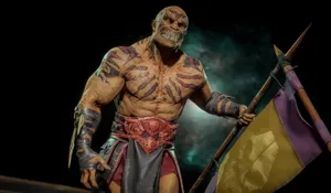 Mortal Kombat Baraka Unleashing His Fury Wallpaper